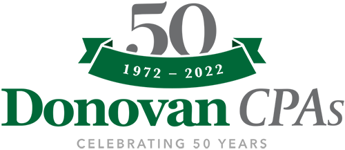 Donovan 50th Anniversary Logo