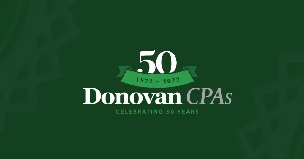 Donovan 50th logo