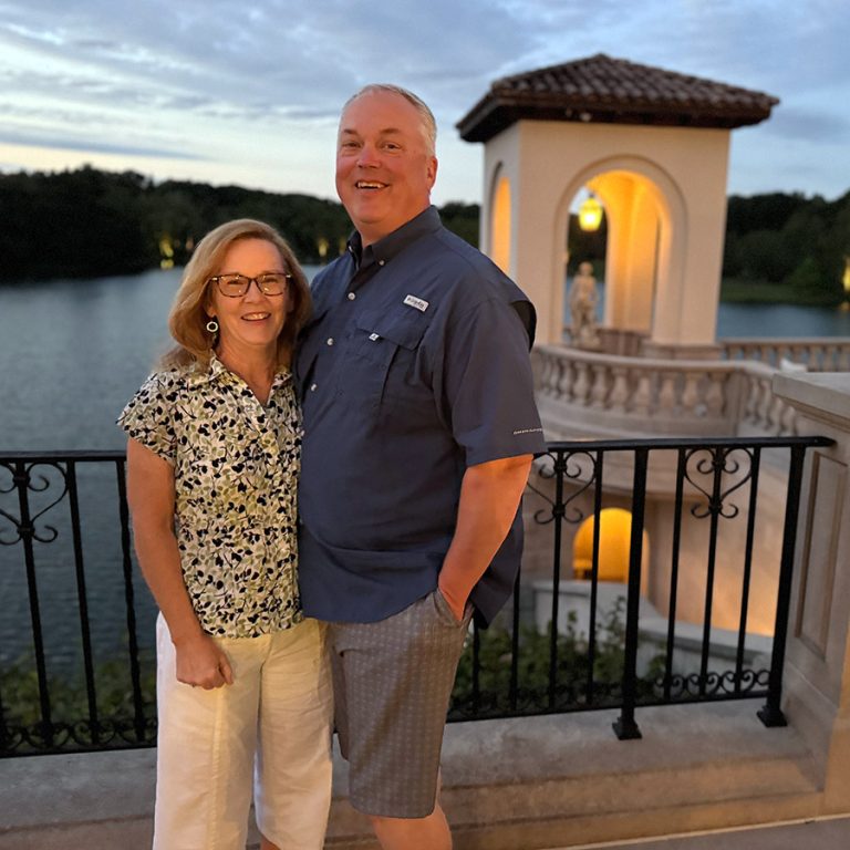 Barb Buschman and partner