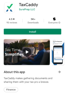 Tax Caddy on Google Play Store