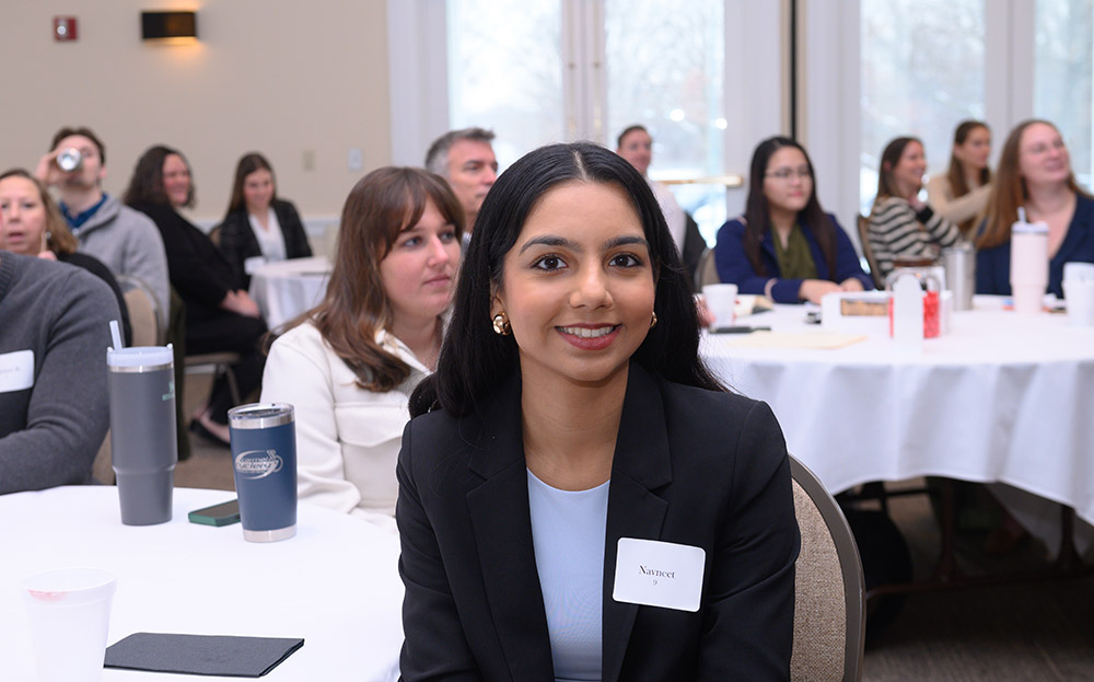 Navneet team member at conference