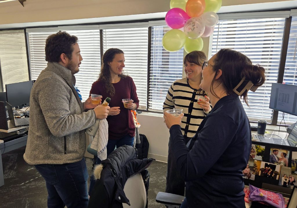 drinks at the office party